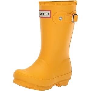 Hunter Original Kids' Classic Rain Boot (Little Kid/Big Kid) Yellow 5 Big Kid M